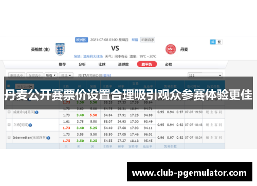 丹麦公开赛票价设置合理吸引观众参赛体验更佳